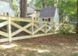 Rail fencing Quik Fence